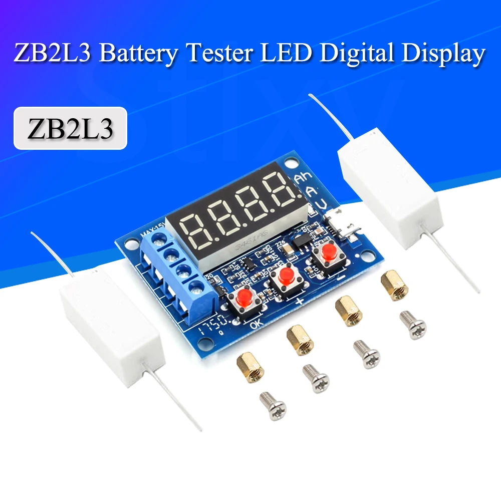 ZB2L3 Батарея Тесты er светодиодный цифровой Дисплей 18650 Литий Питание