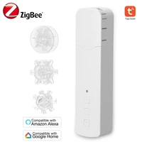 tuya zigbee smart pull bead curtain motor auto motorized curtain app remote control home automation support alexa google home
