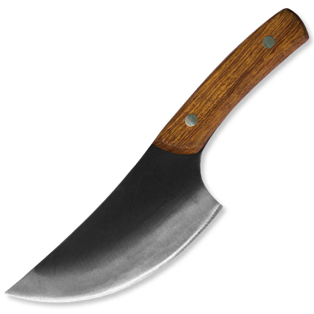 5.5 inch Cleaver SOWOLL ручной работы кованый кухонный нож Мясник шеф-повара нож высокоуглеродистой стали нож для нарезки полный Tang ручка кухонный инструмент набор - Цвет: 5.5 inch Cleaver