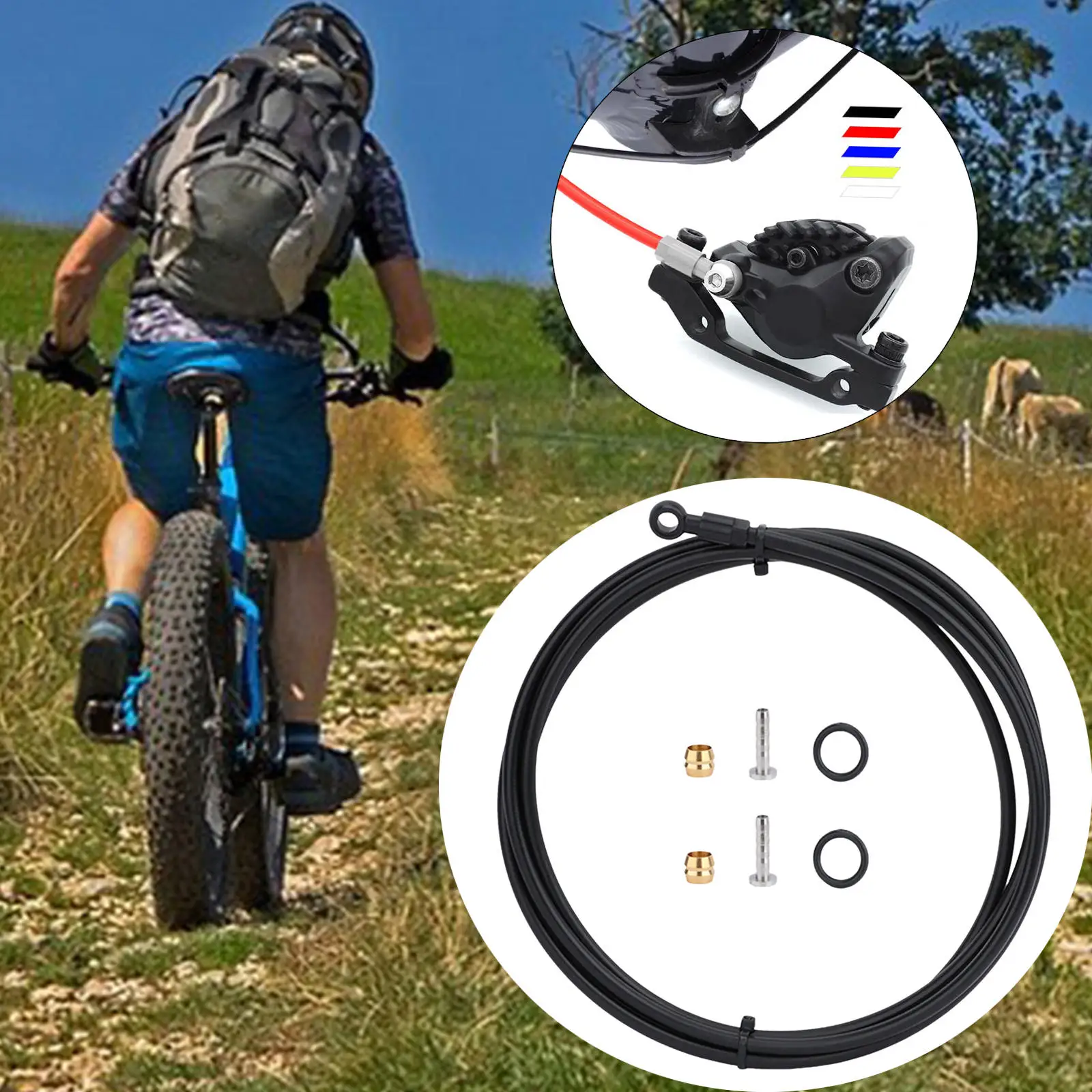 Велосипедный тормозной шланг MTB гидравлическая Дисковая тормозная трубка