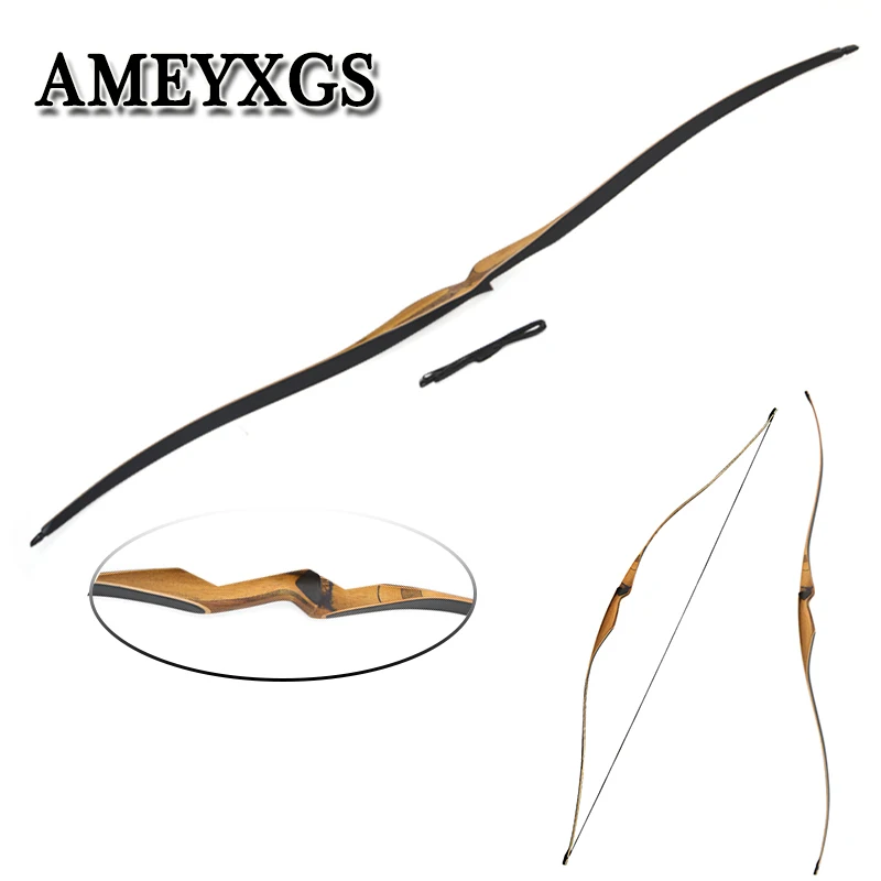 

1pcs 54inc 10-35Ibs Shooting hobby Archery Longbow Traditional Recurve Outdoor Sports Shooting Training Accessories