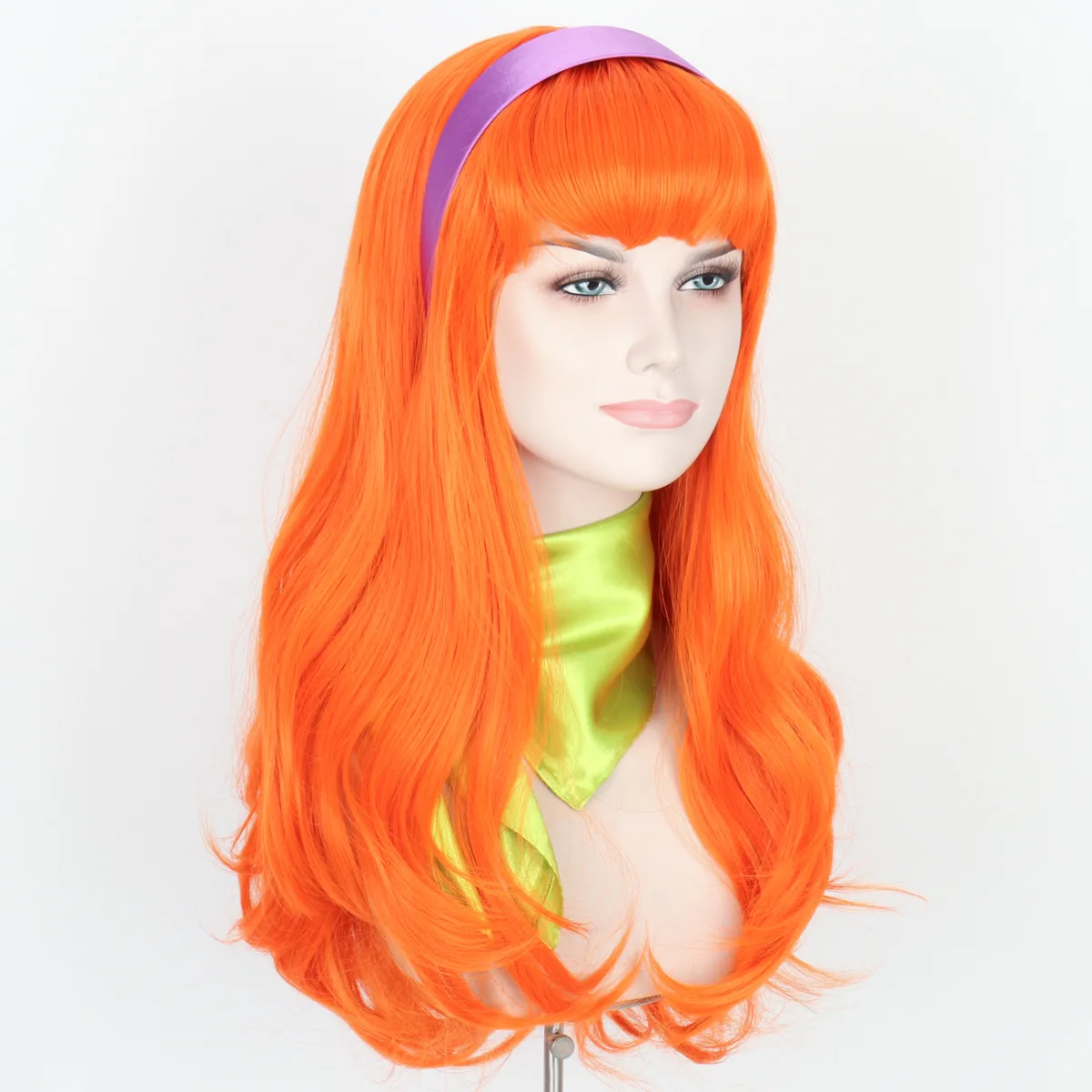 Anime Wig Daily Dress Up Stage Show Halloween Funny Dog Scoob Daphne Orange Cosplay | Costumes
