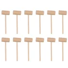 50 шт., деревянные бриллиантовые молотки, планета, маллеты для тортов (цвет бревен)