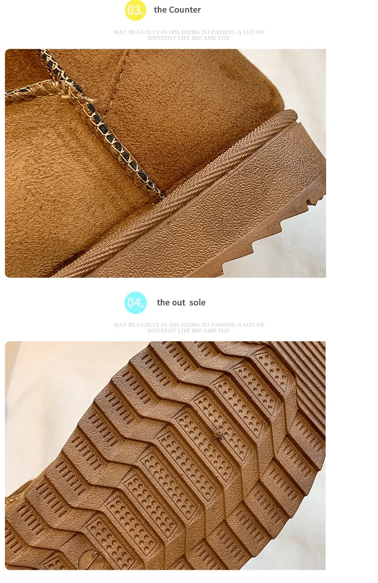 Aleafalling/Классические Теплые ботинки на шнуровке женские хлопковые Модные