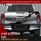 Наклейка на заднюю дверь автомобиля 4x4 внедорожник с буквами Muds, графическая Виниловая Наклейка для Toyota Hilux 2011 2012 2013 2014 2015 2016 2017 2018 2019