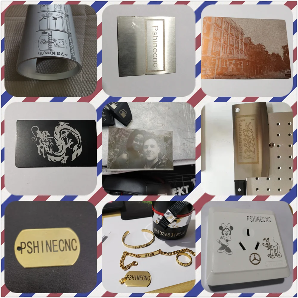 2020 Trends Raycus Laser 10w enclosed fiber laser cnc metal Pshinecnc |