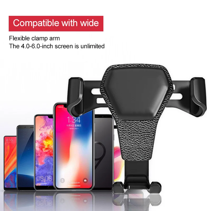 Черный Автомобильный держатель для мобильного телефона Samsung Galaxy S10 с креплением