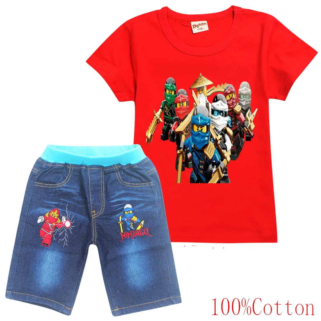 Летняя одежда для мальчиков комплекты спортивных костюмов детский праздничный