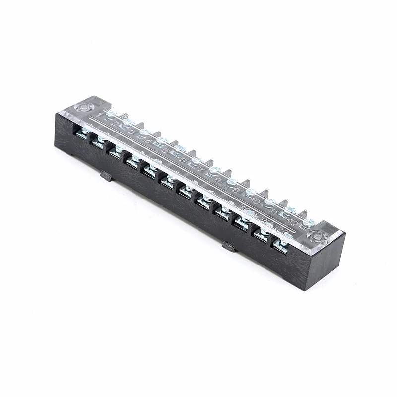 1Pcs 600V 15A TB1503 TB1504 TB1505 TB1506 TB1508 TB1510 TB1512 Positions Screw Electric Wire Connection Barrier Terminal Strip - купить по