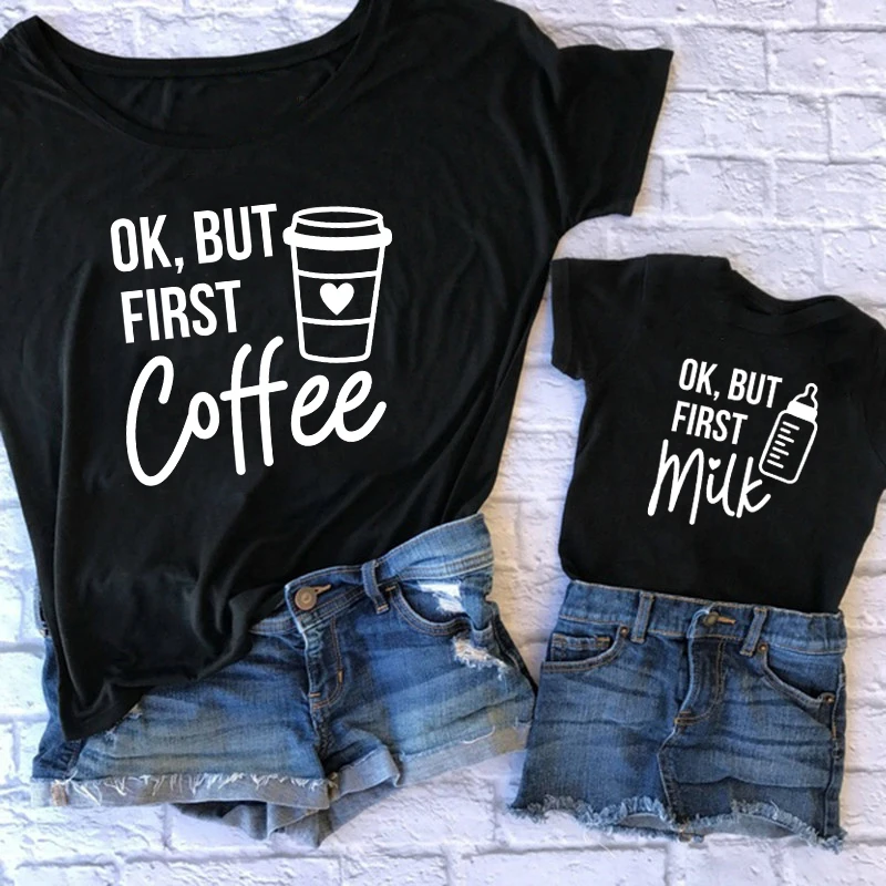 

Женская/молочная смешная семейная одежда, летняя одежда с коротким рукавом, футболки для мамы и меня, детские комбинезоны