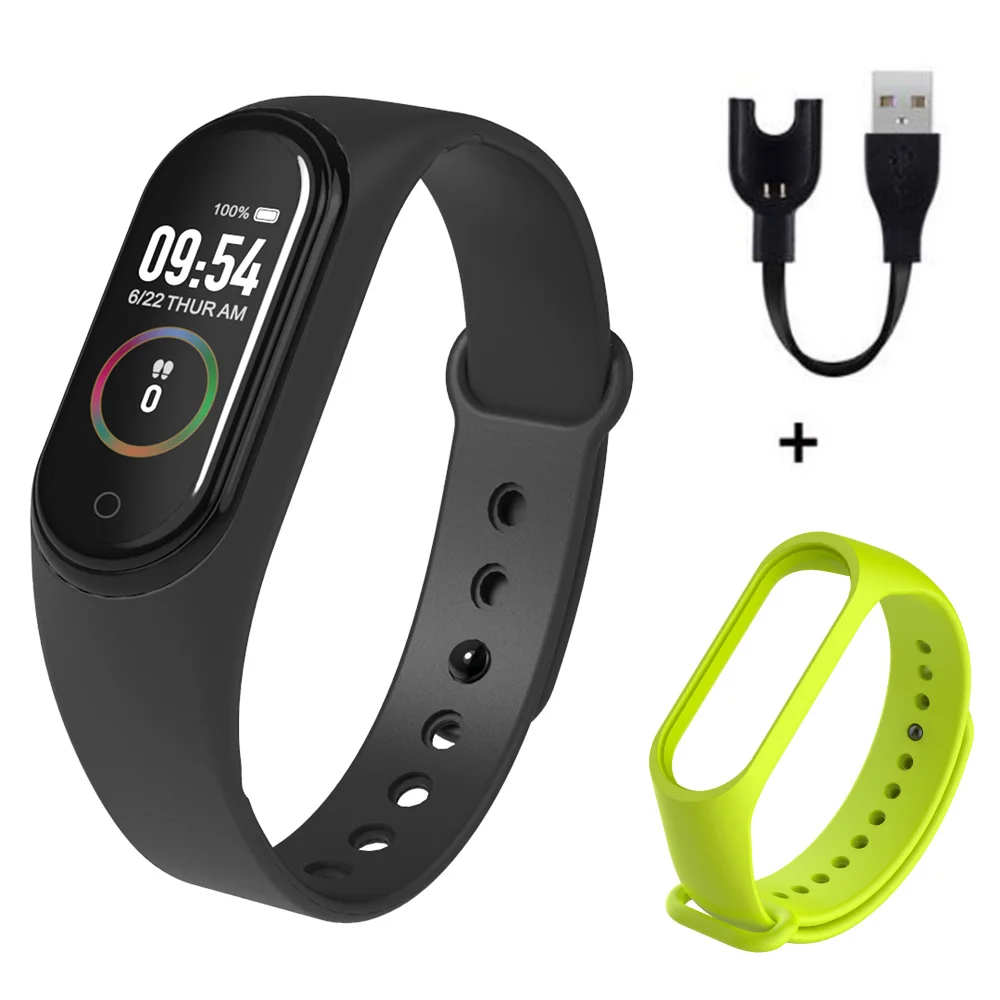 N 20 шт./лот M4 браслет Smartband браслет часы монитор сердечного ритма фитнес трекер Спорт 4 активности Android Ios - Цвет: N