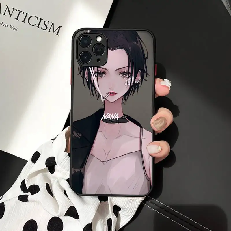

Oosaki Nana high quality Phone Cases matte transparent For iphone 7 8 11 12 plus mini x xs xr pro max cover