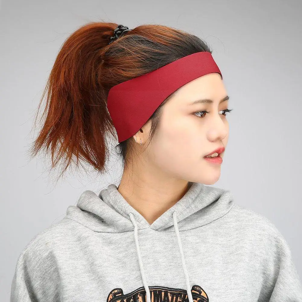 

Повязка на голову для плавания 1 шт., водонепроницаемая повязка на голову для дайвинга, растягивающаяся Нескользящая спортивная повязка на ...