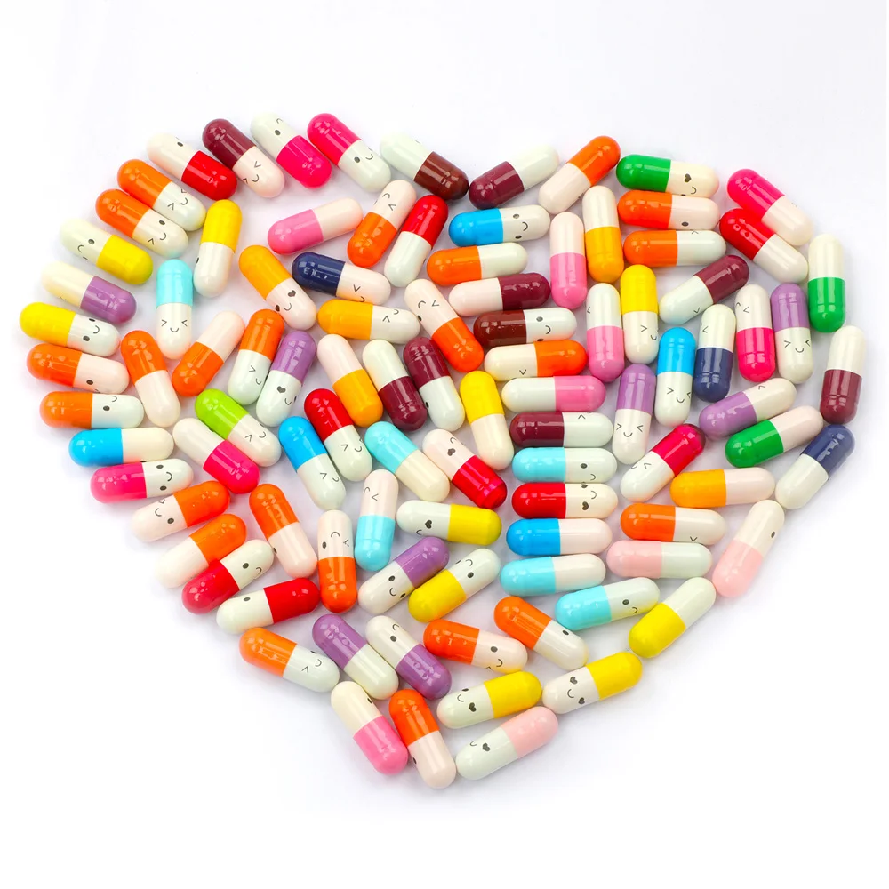 50 шт. капсулы для выражения любви конверт бумажного письма детей капсула