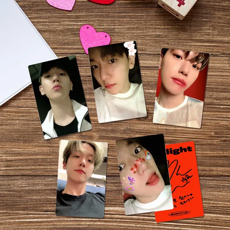 Альбом KPOP EXO BAEKHYUN для удовольствия ломо карты модная самодельная бумажная