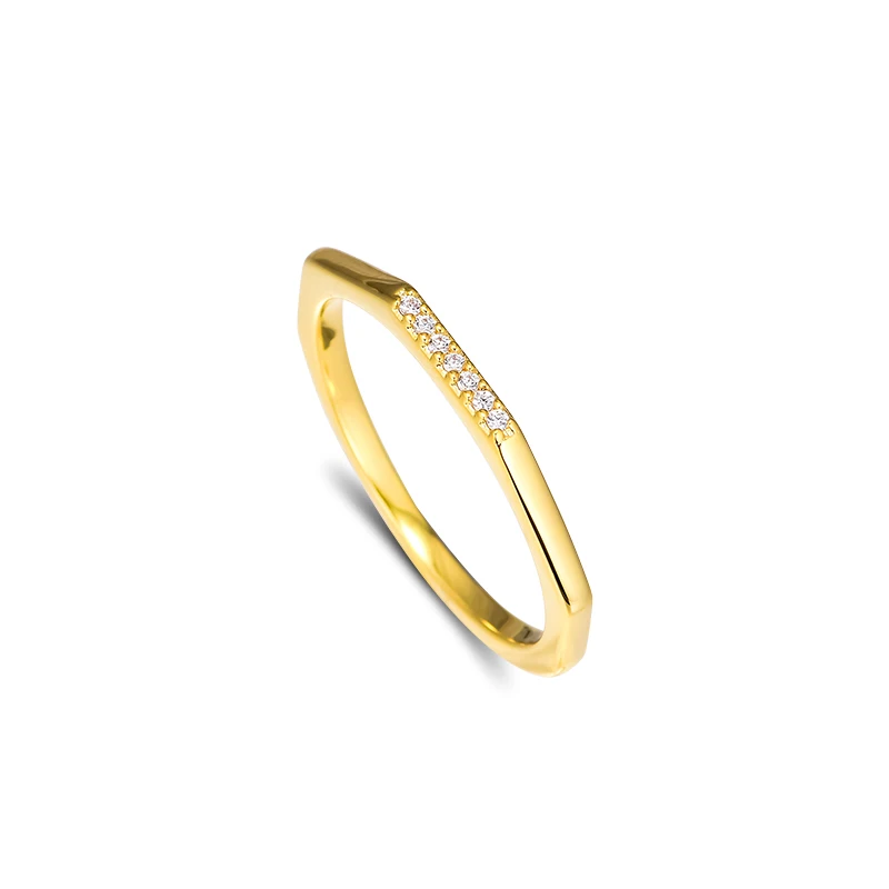 Fashion Female Rings Multifaceted Ring Sterling Silver Jewelry For Woman Party Making | Украшения и аксессуары