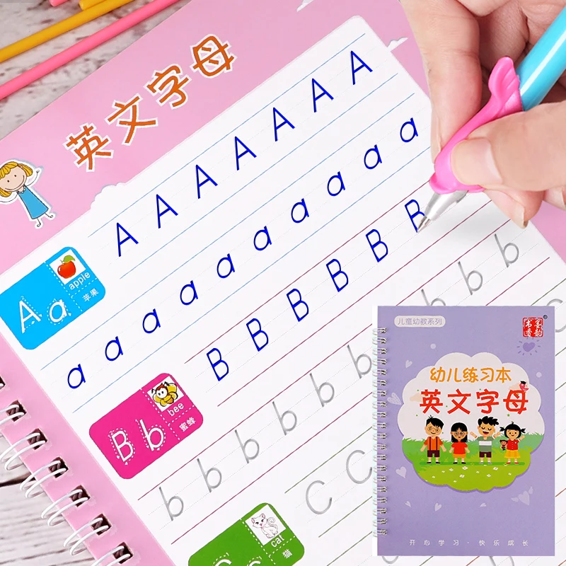 

Многоразовая тетрадь для Обучения письму на английском языке, для Обучения письму