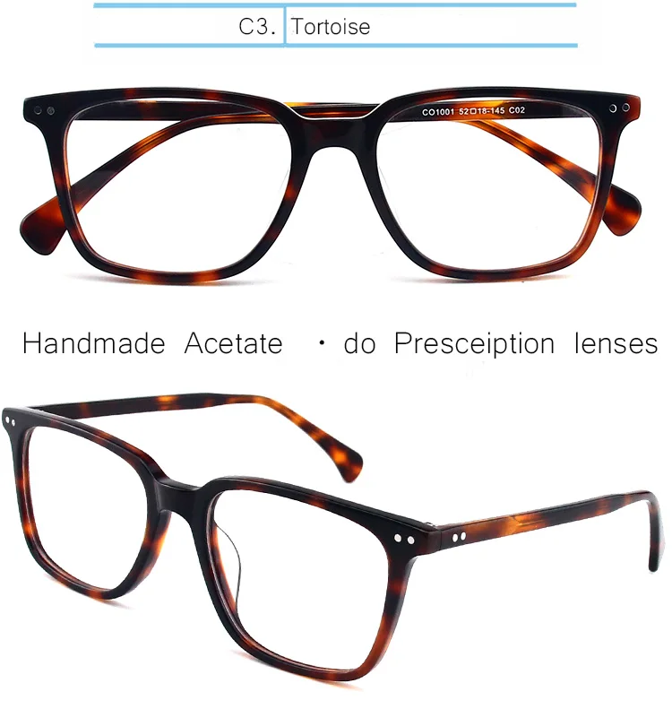 IVSTA квадратные очки с диоптриями компьютер мужские оправы acetate OV 5031» Джонни Деппом с защитой от синего света NDG Близорукость Оптические очки