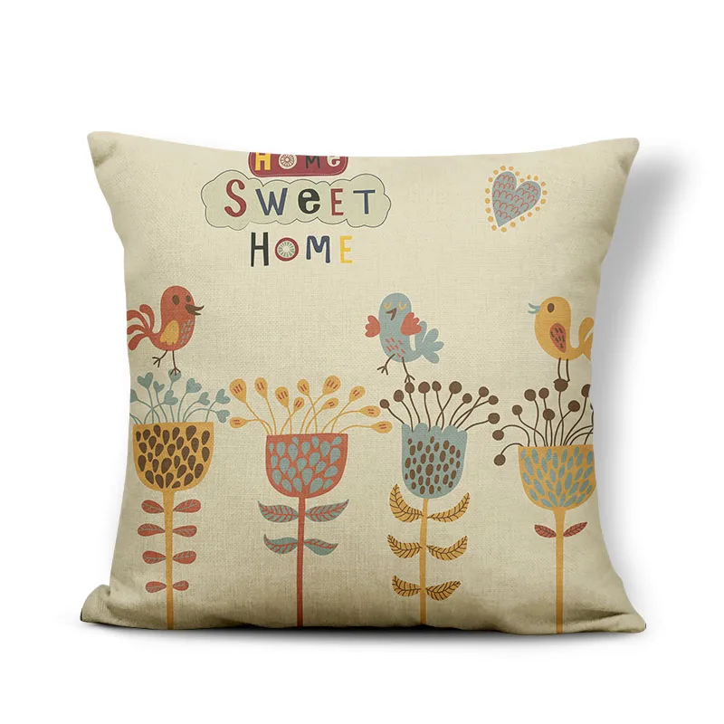 Прекрасный чехол для подушки с черным орлом Ласточка подушка дома гостиной из