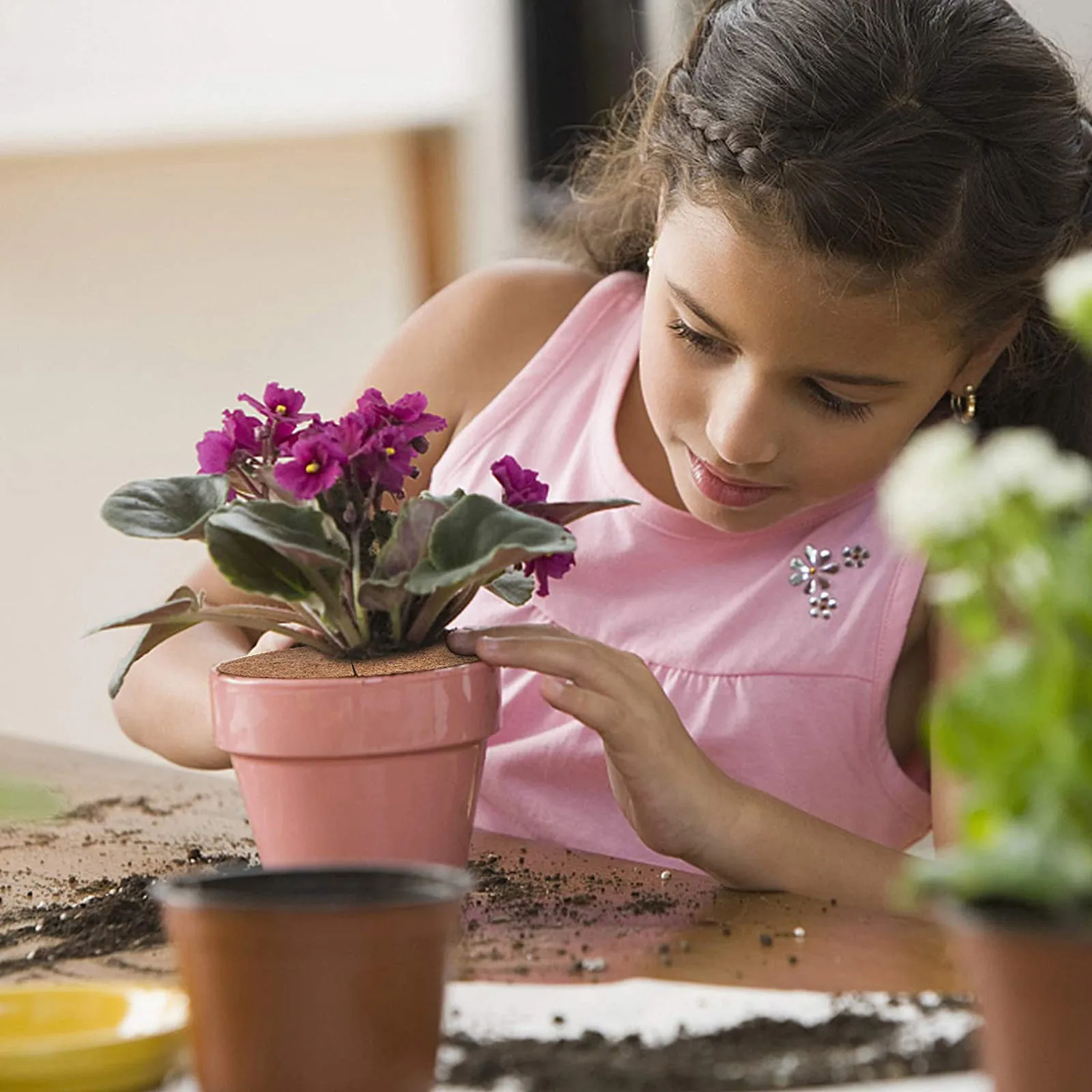 1/5 ПК волокна дерева кольцо накладка циновка травы зимняя защита коврик для