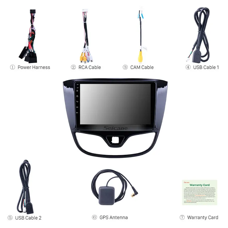Seicane 9 дюймов GPS Navi Android 1 автомобильный мультимедийный плеер для 2017 Opel Karl/Vinfast Радио