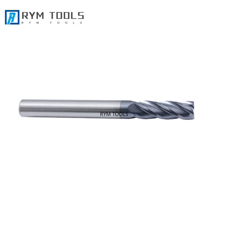 

6pcs CNC Tungsten Carbide End Mill Set 4mm 5mm 6mm 8mm 10mm 12mm Shank Milling Cutter HRC50 4 Flute Metal Steel Milling Tools