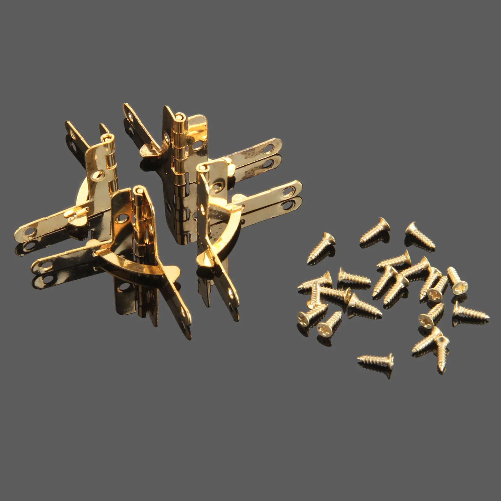 12 шт. 28*22 мм мебельные петли деревянная шкатулка для украшений Мини Дверь Крышка