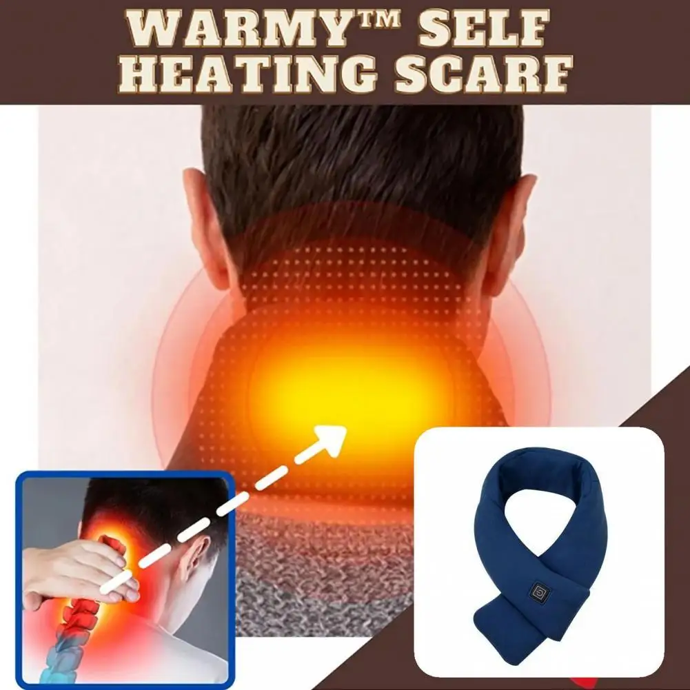 

Smart Innovative Unisex USB Plug Cycling Scarf Comfortable Electric Scarf Windproof for Fishing