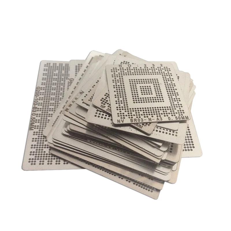 

LY BGA reballing tools Laptop Nvidia Chip 36 Pcs /set Bga Reballing Stencil Tample Kit