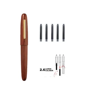 Jinhao новые деревянные авторучка Высокое качество 0,5 мм перо 3 цвета роскошные деревянные ручек молочного цвета Бизнес подарки записи офиса и школы