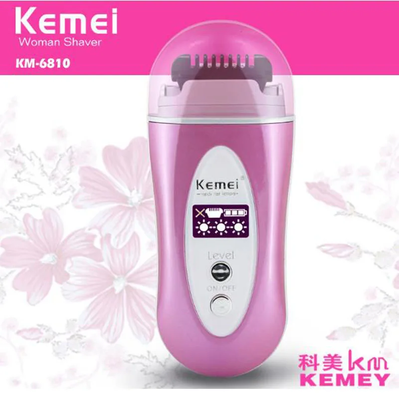 

kemei electric Shaver KM-6810 Electric infrared epilator shaver body hair removal device hair remover machine rechargeable