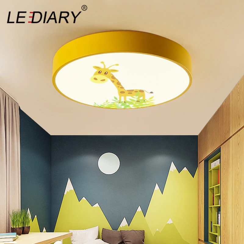 Светодиодный потолочный светильник IARY 220 В С мультяшным рисунком для детской