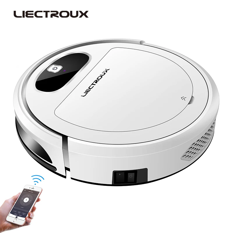 Робот пылесос Liectroux 11S приложение WiFi гироскоп и 2D навигация по карте