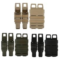 airsoft tactical fastmag 5 56mm m4 m16 pistol magazine pouch molle belt clip fast mag holster ak ar military hunting accessories