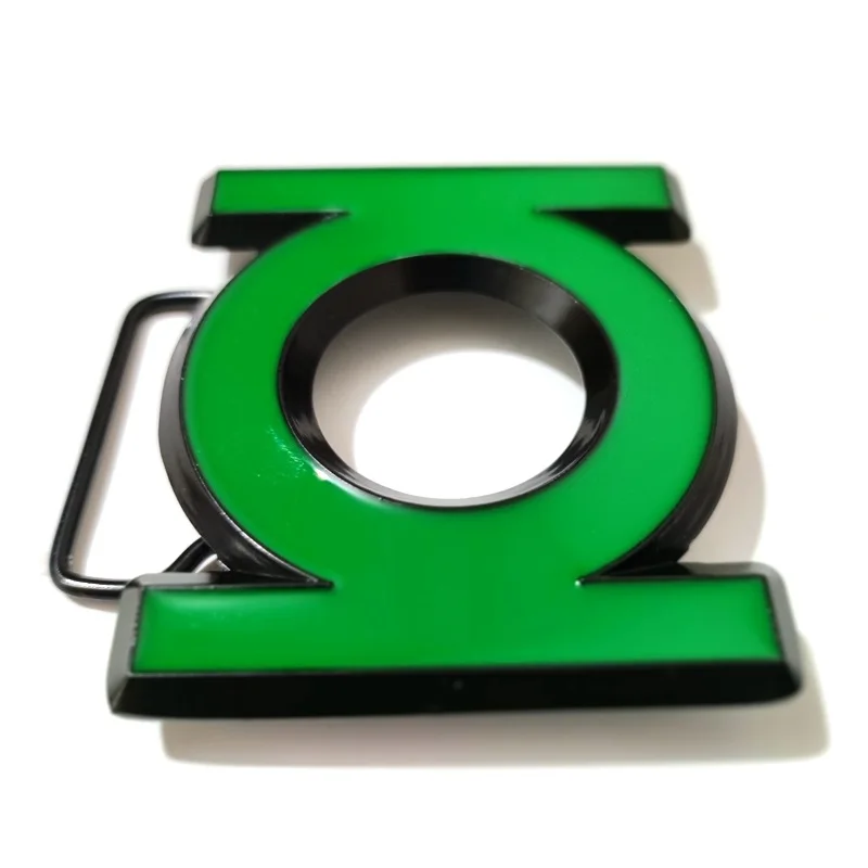 Мужская пряжка для ремня в стиле супергероя зеленые металлические ковбойские