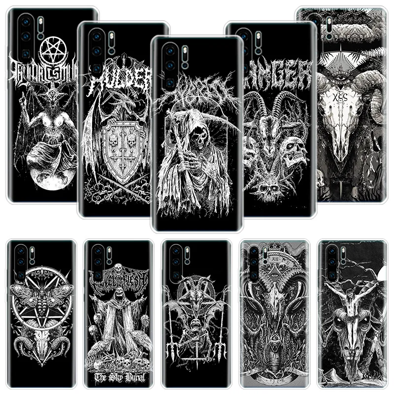 Satanic Goat Satan Devil Phone Case For Huawei Honor 10 9 20 9X 8A 8X 8S Lite Pro Y5 Y6 Y7 Y9S P Smart Z 2019 2021 10i 20i Cover