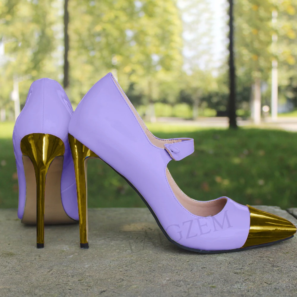 Туфли лодочки laigзем для женщин Великолепные туфли разных цветов на тонком