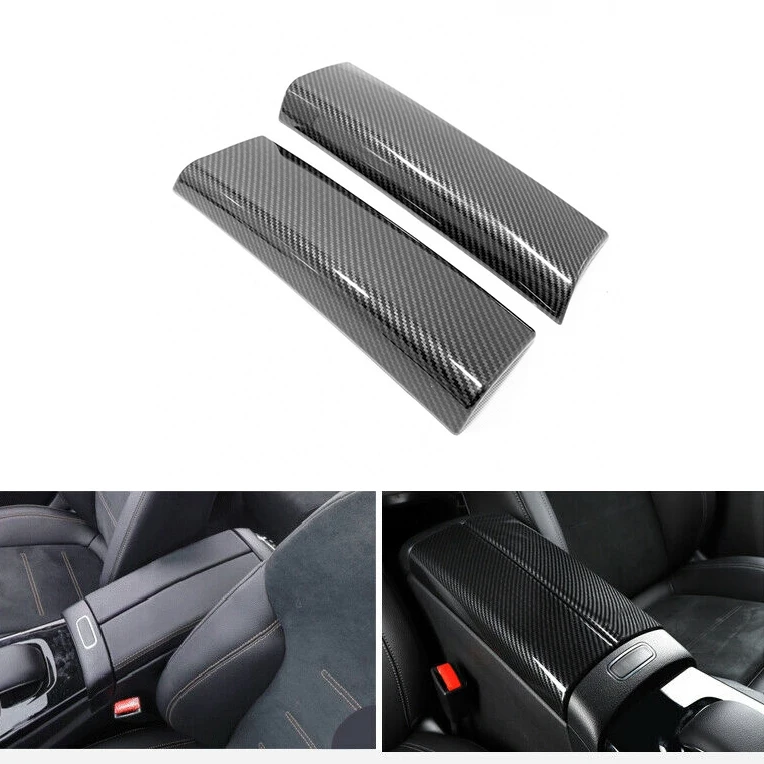 2 шт. коробка для хранения панель крышка из углеродного волокна Внутренний