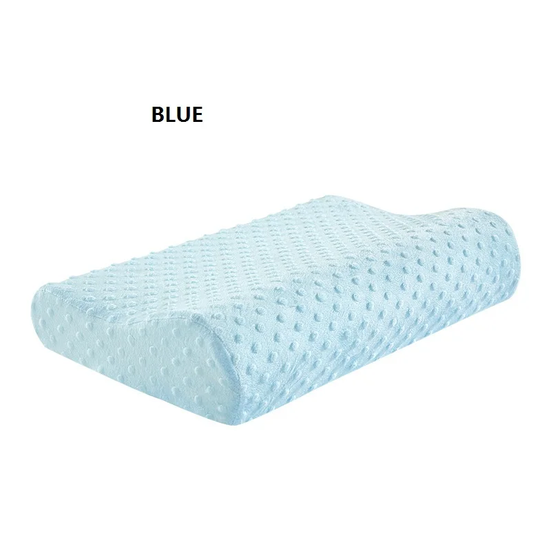 Barato Almohada Ortopédica De Espuma Viscoelástica Para Cama, Cojín De Maternidad Con Forma De Rebote Lento Para El Dolor De Cuello Y Protección De Pilloecase