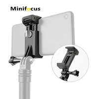 mobile phone clip mount bracket selfie stick monopod clamp holder for gopro for iphone samsung huawei tripod adapter accessories
