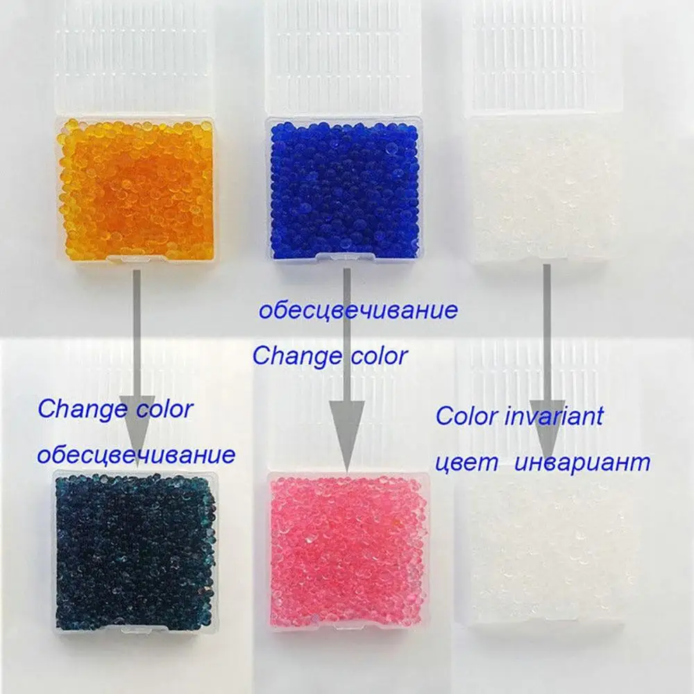 

Silica Gel Box 1pc Desiccant Humidity Silicagel Moisture Absorber Absorbent Absorb Box Reusable Color Changing Indicating