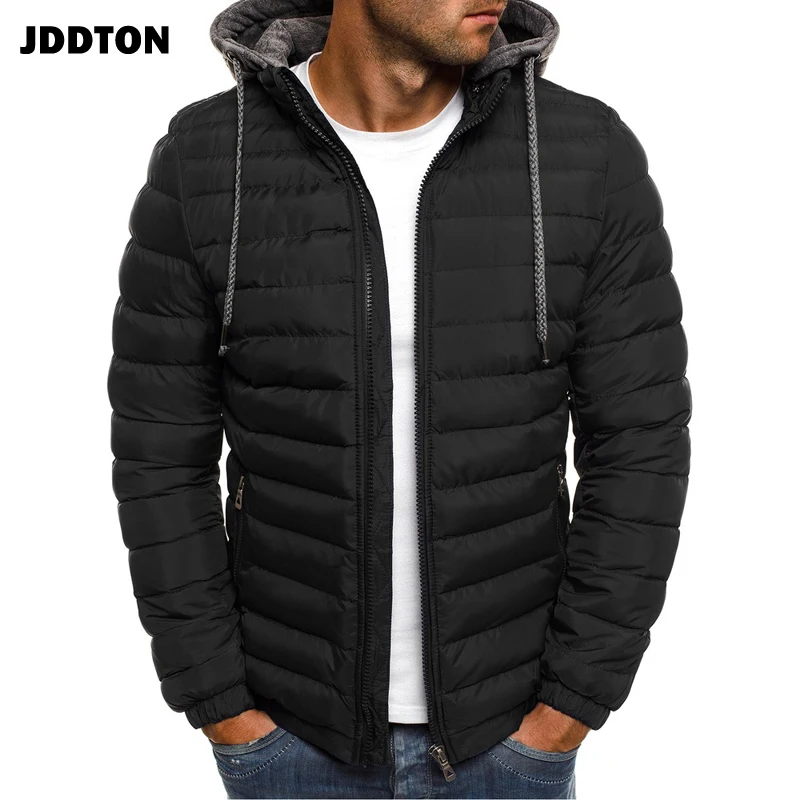 JDDTON мужская хлопковая одежда с капюшоном толстовки куртка ветрозащитная