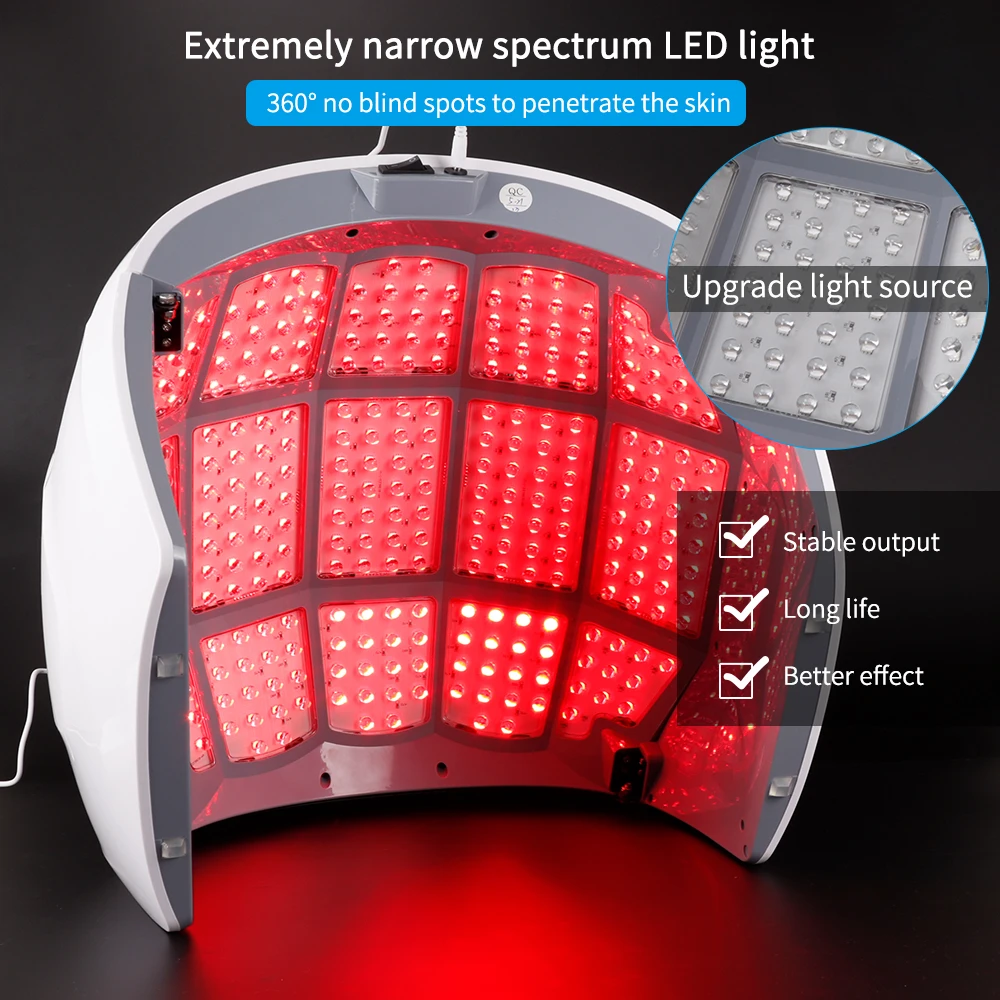 PDT светодиодный косметический маска для лица светильник Фотон терапия машина