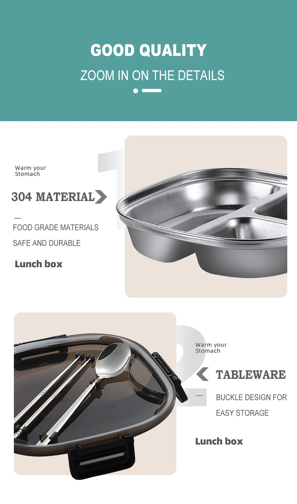 Ланч бокс из нержавеющей стали для детей новый с подогревом 2019 кухонные