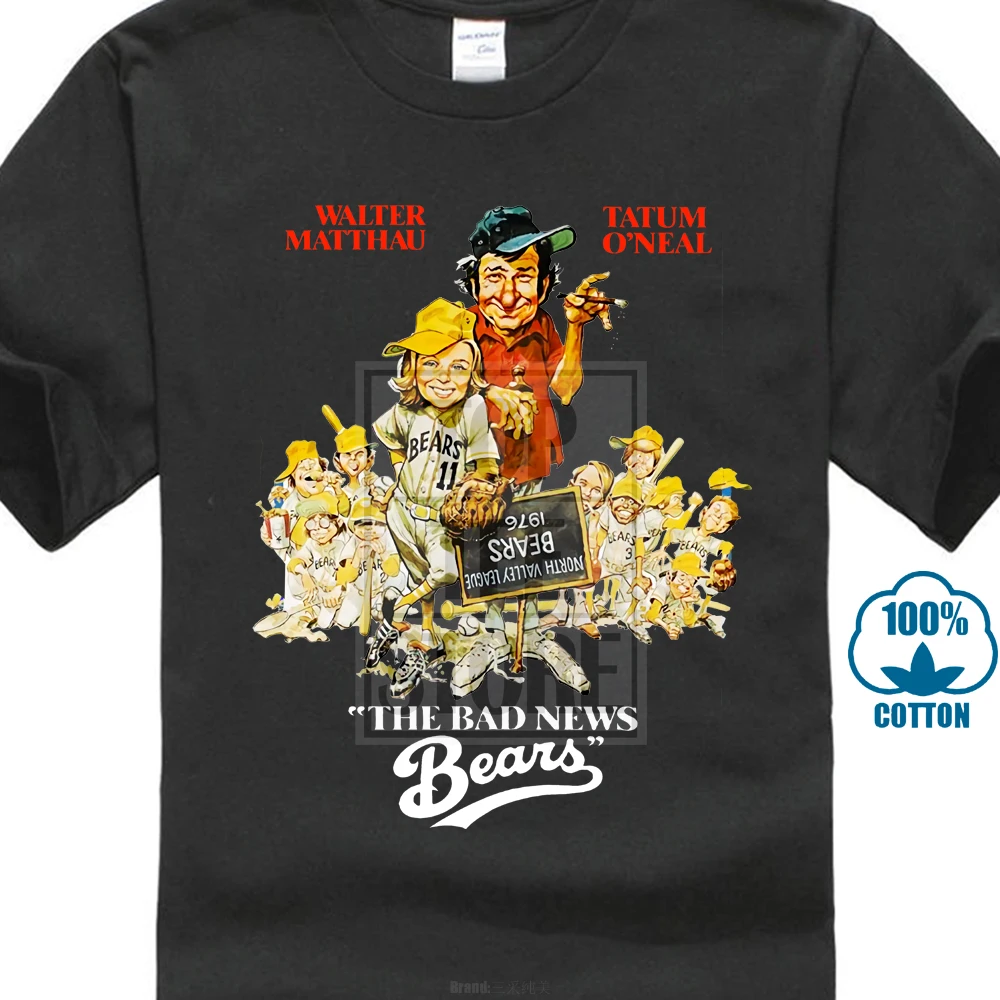The Bad News Bears Movie Poste 1976 футболка всех размеров от S до 4Xl|Мужские футболки| |