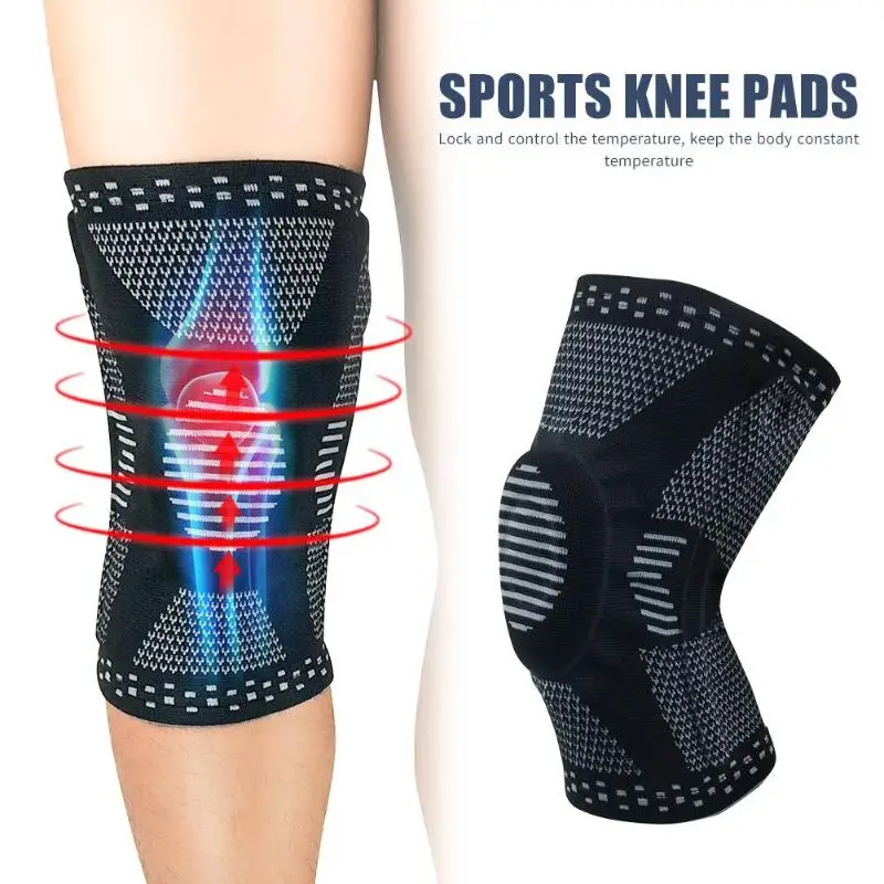 1 шт. новая мода фиксатор колена Спорт на открытом воздухе фитнес бег эластичная