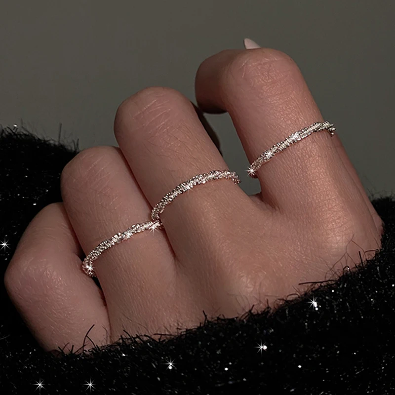 Кольцо женское со сверкающим блеском эксклюзивное украшение на указательный