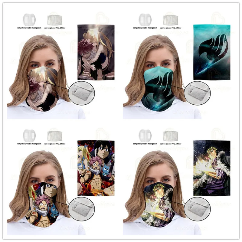 Шарф труба Фея хвост для мужчин и женщин бандана повязка на голову фильтр