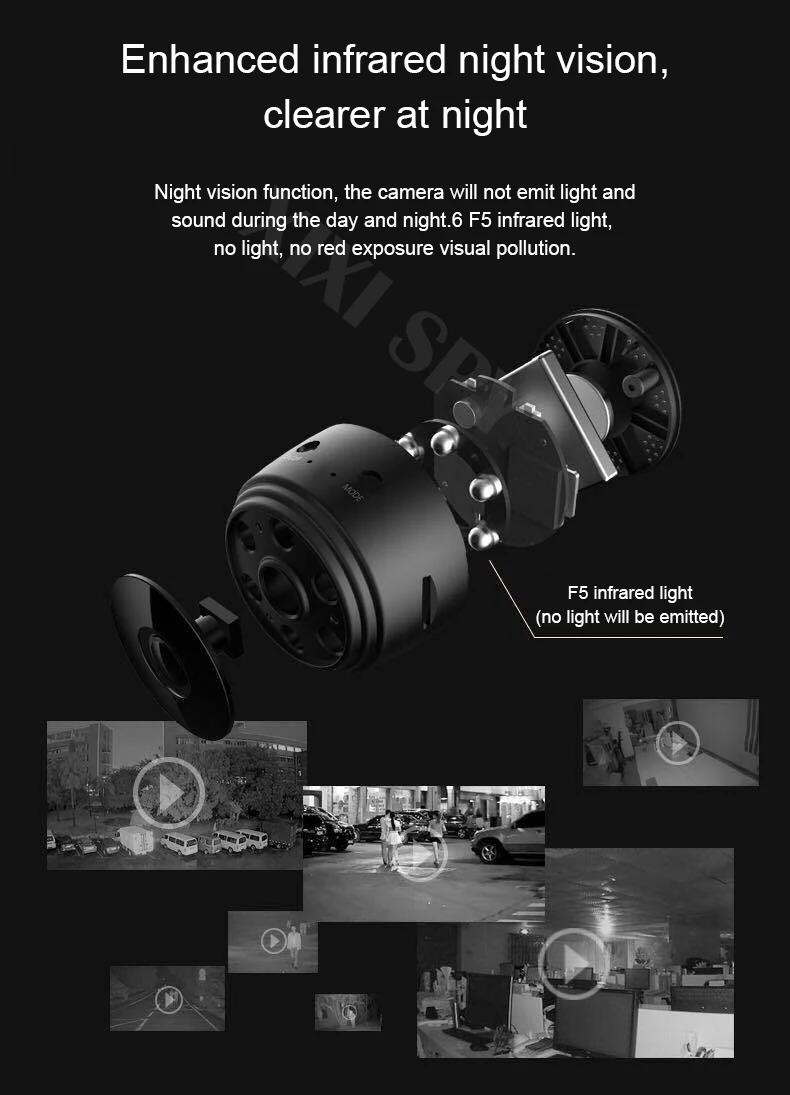 XIXI шпионская Мини wifi камера IP hd секретная камера микро маленькая 1080p Беспроводная видекам для дома и улицы