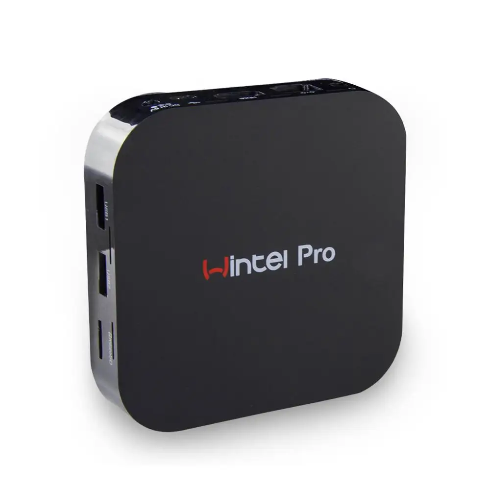 Wintel Pro Windows 10 Мини ПК Intel Z8350 4 Гб 64 геймерский USB 3.0 Wi-Fi BT4.0 RJ45 1000M LAN мини-компьютер VS